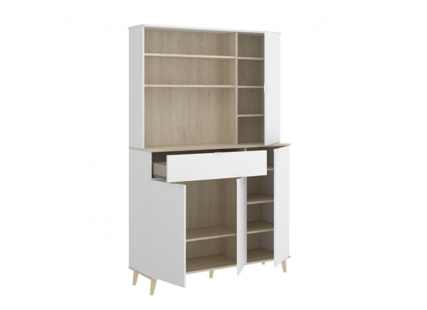 MUEBLE AUXILIAR PUERTAS CAJONES KOWI