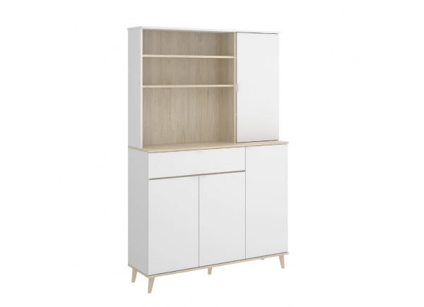 MUEBLE AUXILIAR PUERTAS CAJONES KOWI