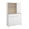 MUEBLE AUXILIAR PUERTAS CAJONES KOWI