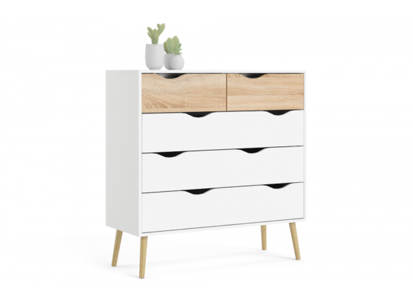 Cómoda cinco cajones Tak