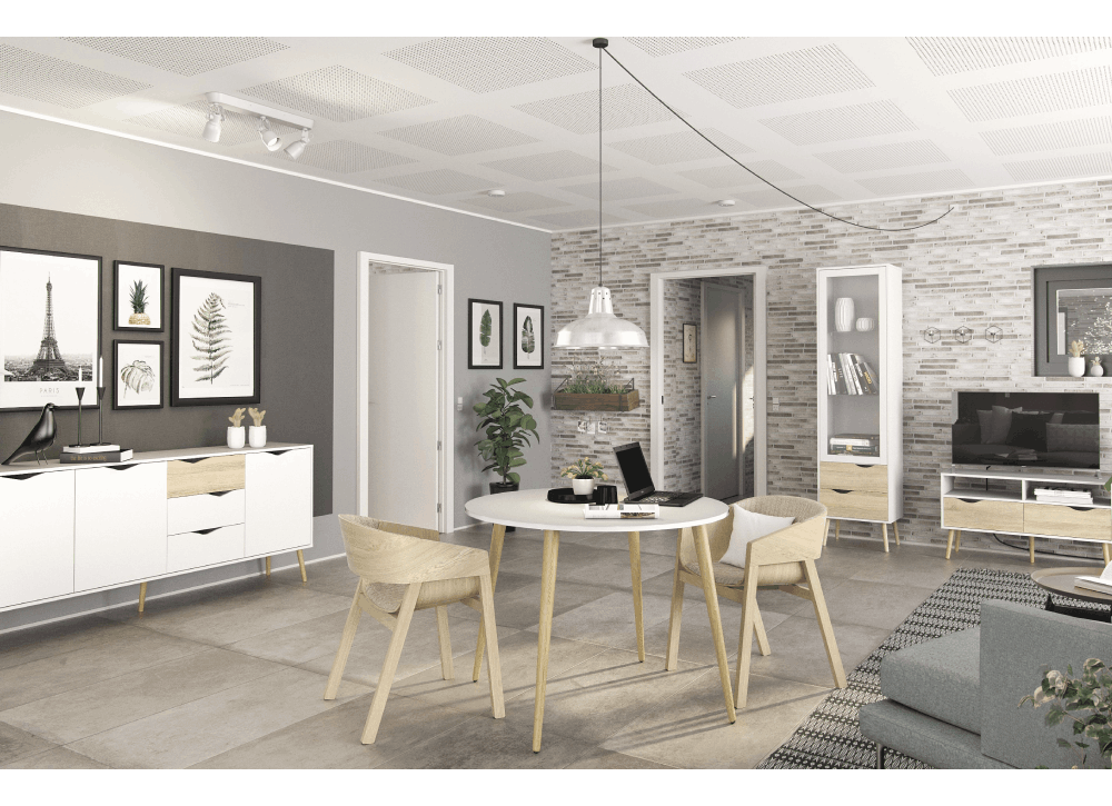 MESA TV CAJONES Y HUECO TAK