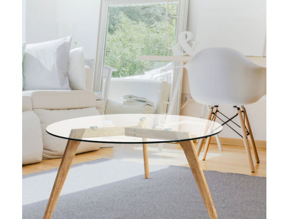 MESA DE CENTRO REDONDA TERUEL