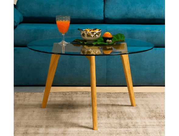 MESA DE CENTRO REDONDA TERUEL