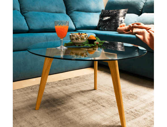 MESA DE CENTRO REDONDA TERUEL