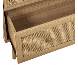 CÓMODA TRES CAJONES RATAN LOMBOK