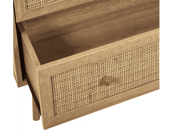CÓMODA TRES CAJONES RATAN LOMBOK