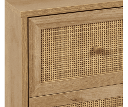 CÓMODA TRES CAJONES RATAN LOMBOK