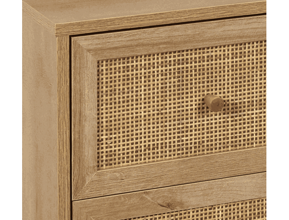 CÓMODA TRES CAJONES RATAN LOMBOK