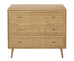 CÓMODA TRES CAJONES RATAN LOMBOK