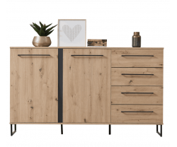 Aparador 2 puertas y 4 cajones SARD