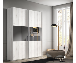 Armario puertas correderas con espejo FLORIDA