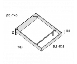 ARO DE CAMA INDIVIDUAL FLORIDA ARO DE CAMA INDIVIDUAL FLORIDA