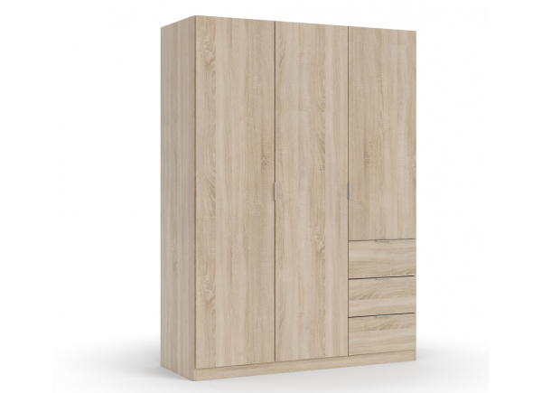 Armario 3 puertas 3 cajones COVA