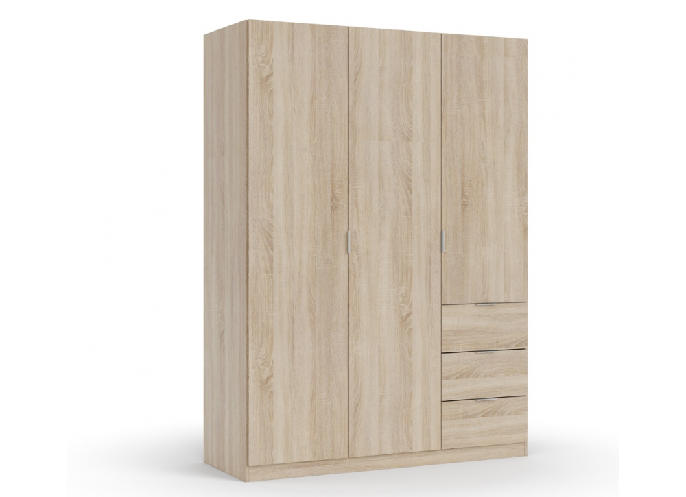 Armario 3 puertas 3 cajones COVA
