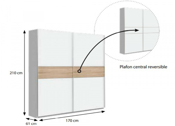Armario de puertas correderas OLSON