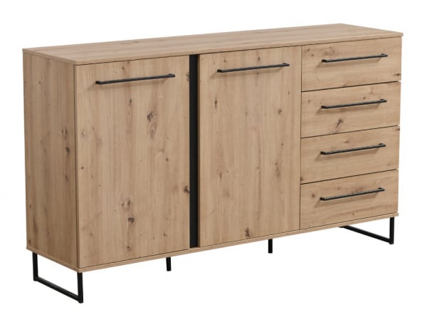 Aparador 2 puertas y 4 cajones SARD