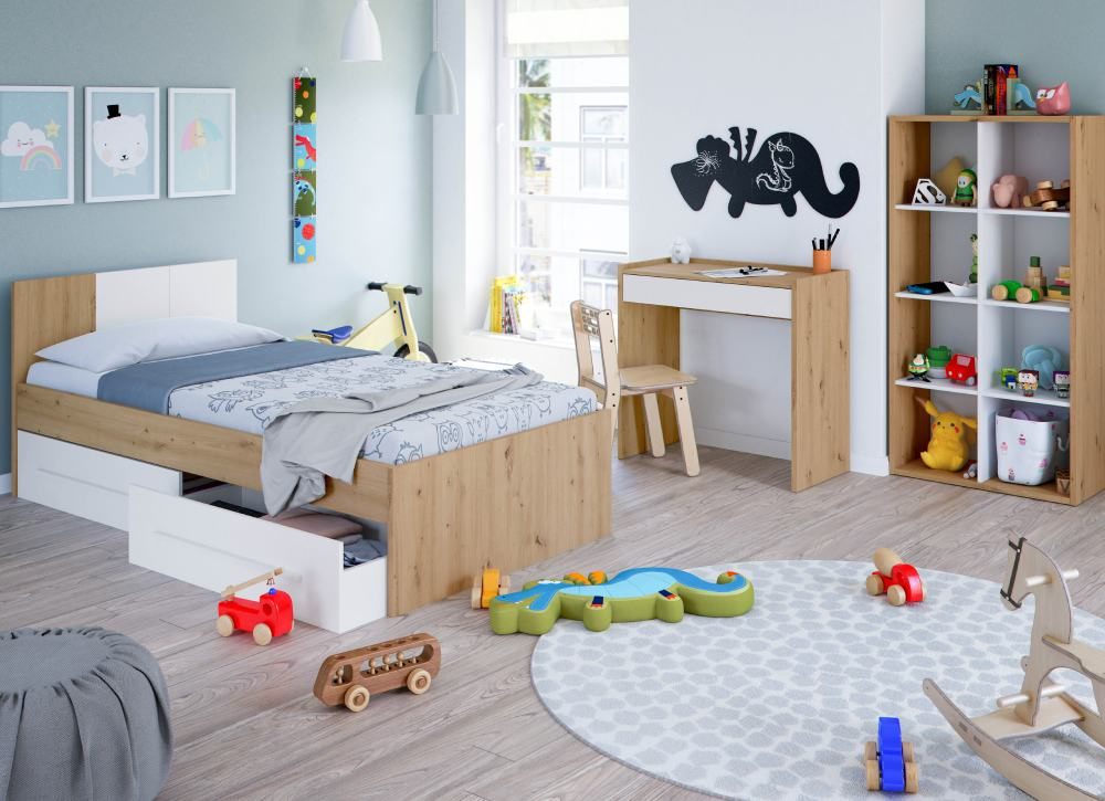 Cama nido con 2 cajones IXEIA