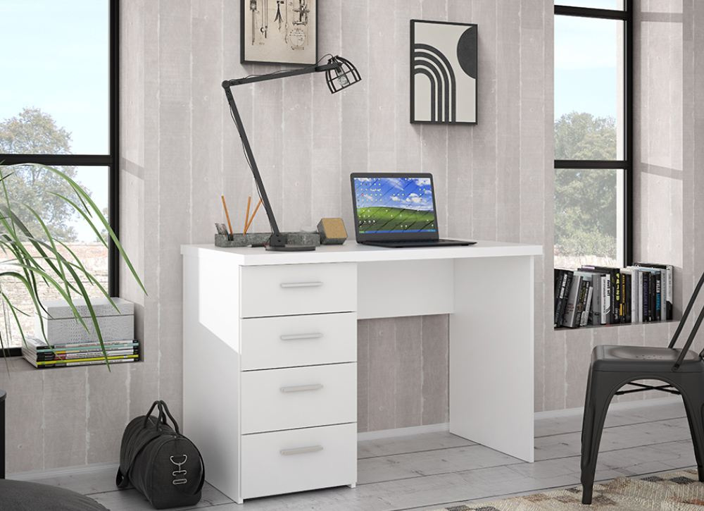 mesa de estudo com gavetas