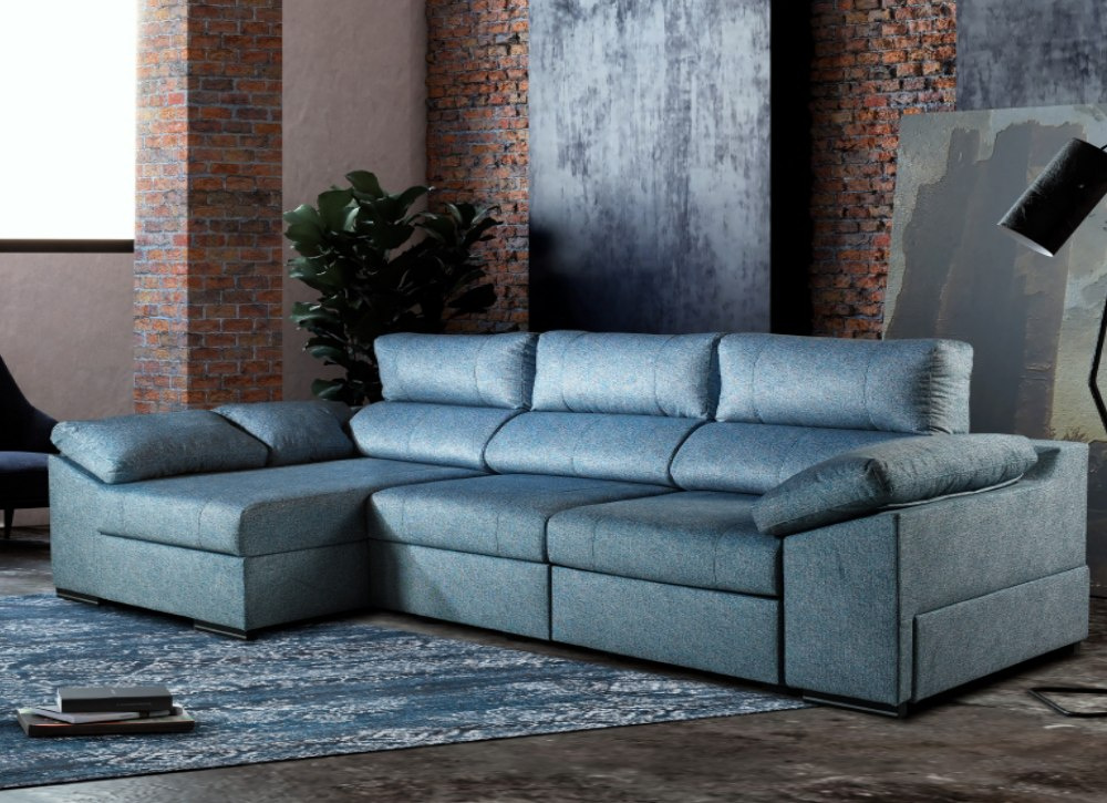 Sofá com chaise longue CESET