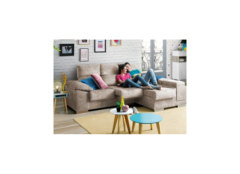 Chaise longue arcon abatible de 250 TEMPO