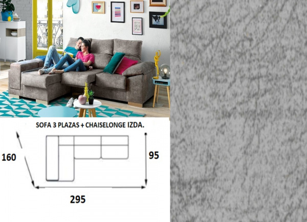 CHAISE LONGUE ARCON DOBRÁVEL 295 TEMPO