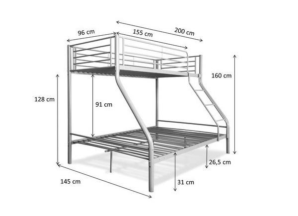 Litera metálica de matrimonio CEUTA