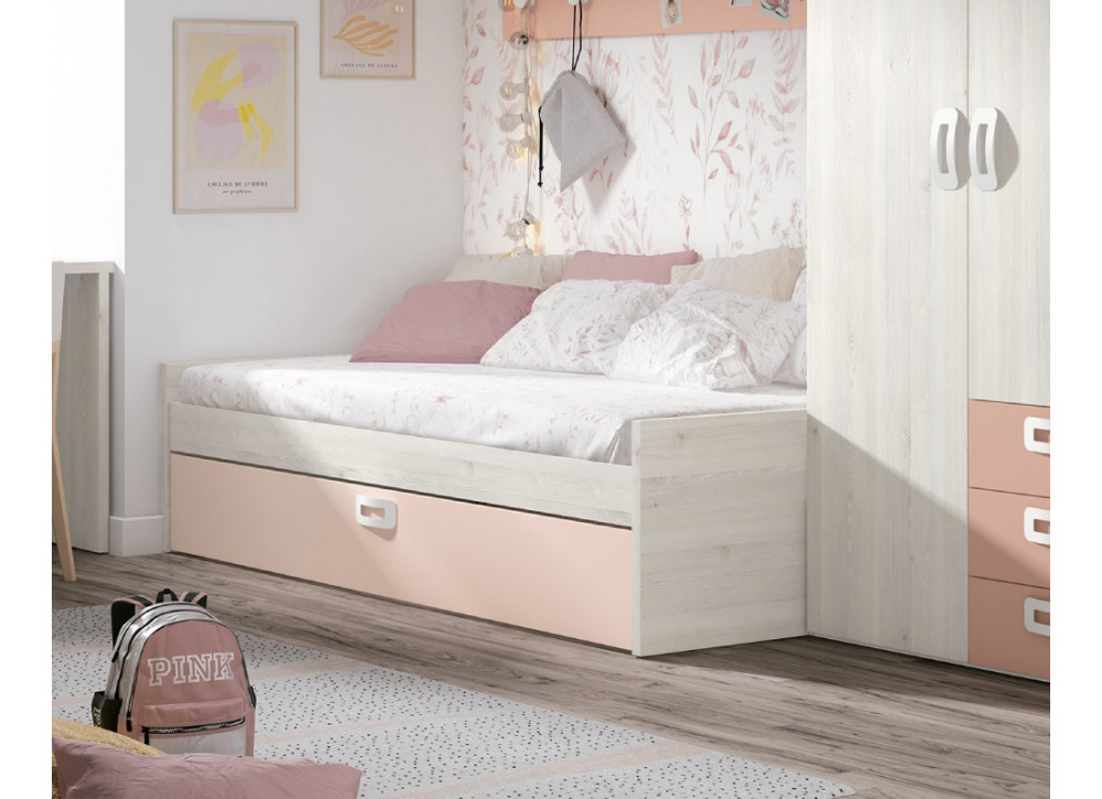 Cama nido con somier de arrastre CLEO