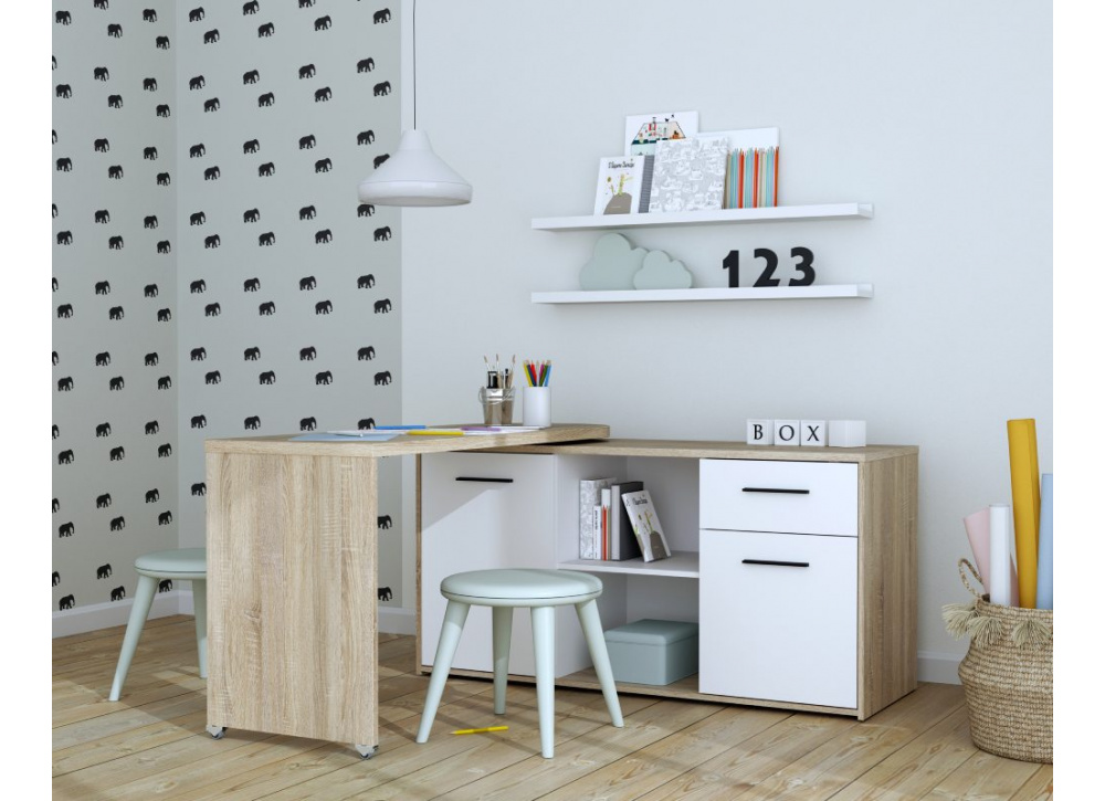 Mueble de tv-aparador-escritorio 3 en 1 ANN