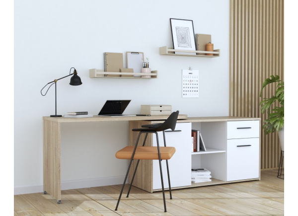 Mueble de tv-aparador-escritorio 3 en 1 ANN