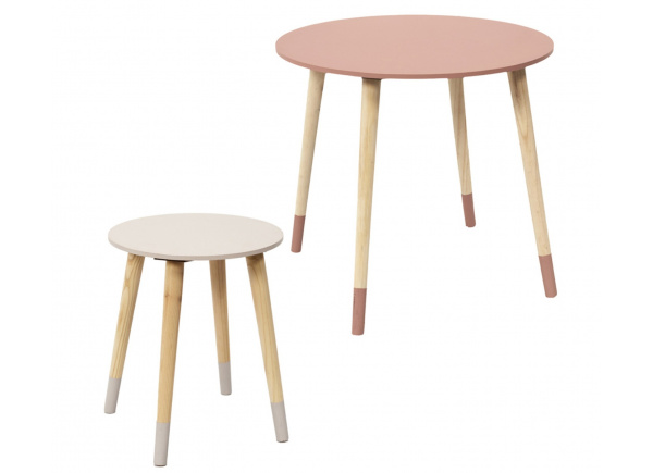 Set de 2 mesitas nido LEA