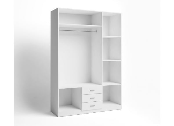 Armario 3 puertas y 3 cajones TREVI Armario 3 puertas y 3 cajones TREVI