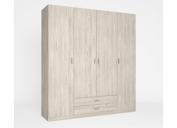Armario 4 puertas y 2 cajones TREVI Armario 4 puertas y 2 cajones TREVI