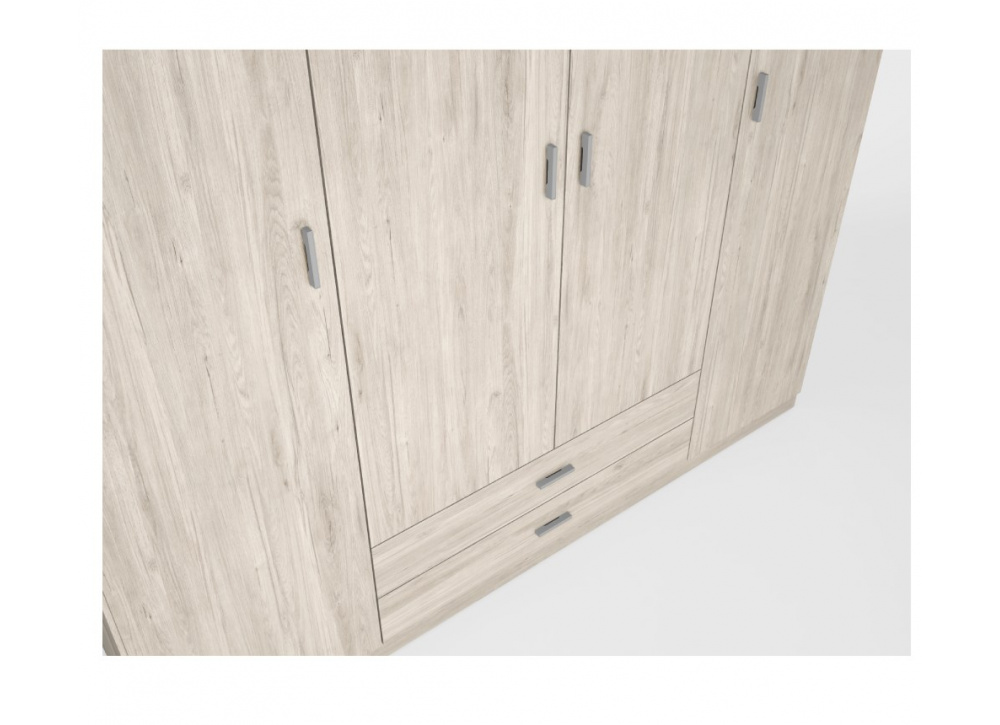 Armario 4 puertas y 2 cajones TREVI