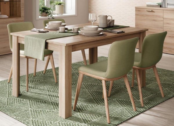 Mesa de comedor extensible lateral ATLANTIS Mesa de comedor extensible lateral ATLANTIS