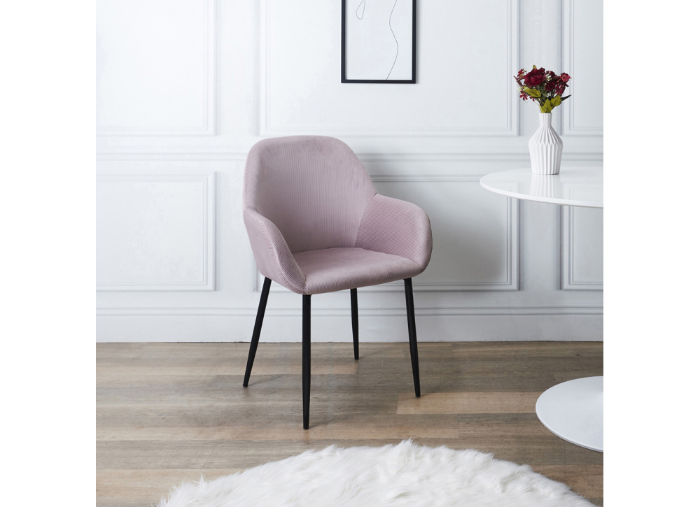 Butaca nórdica tapizada JULIETA