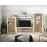 Mueble para salón con vitrinas WELLS