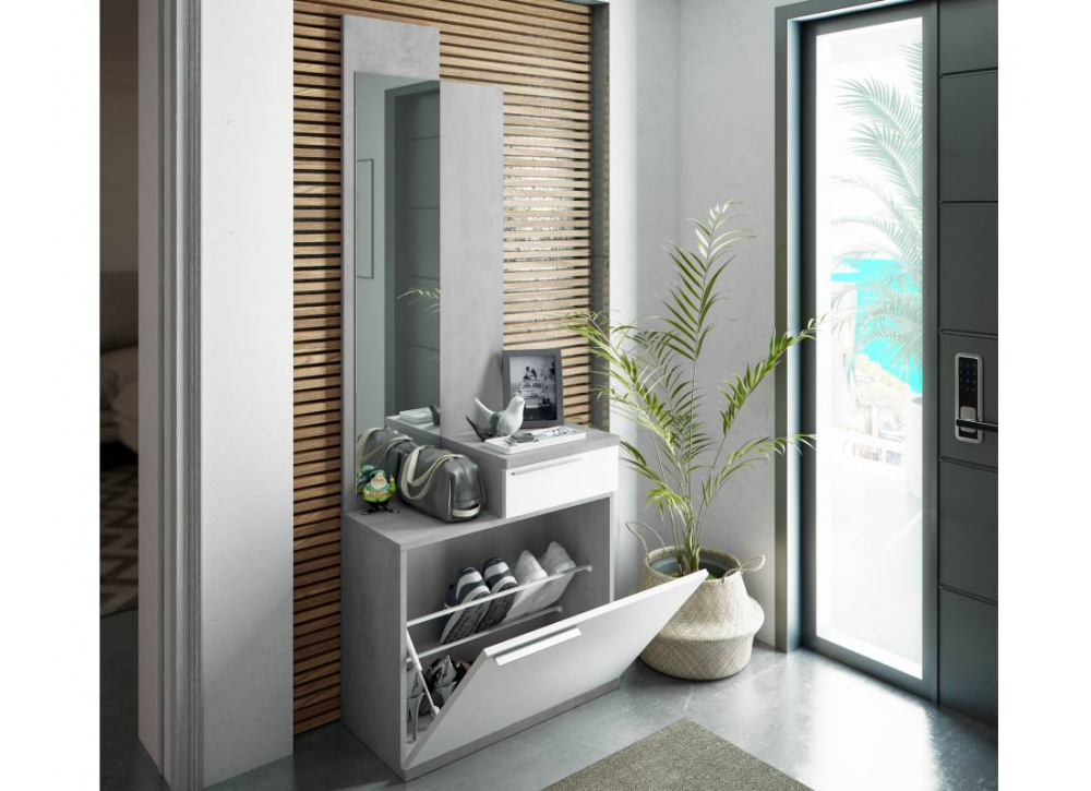 Móvel sapateira com espelho BETTY