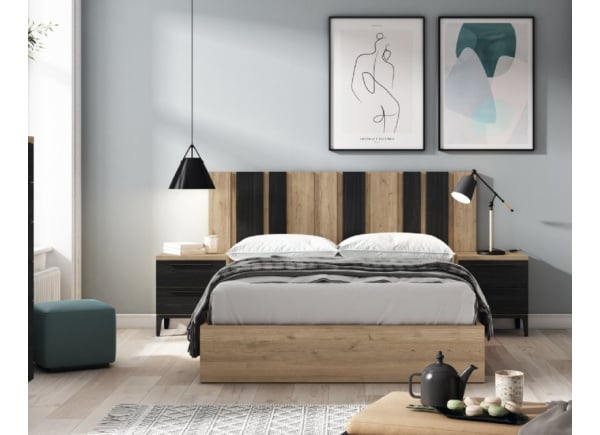 Dormitorio con cabecero corrido florida NEW