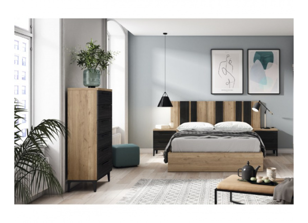 Dormitorio con cabecero corrido florida NEW