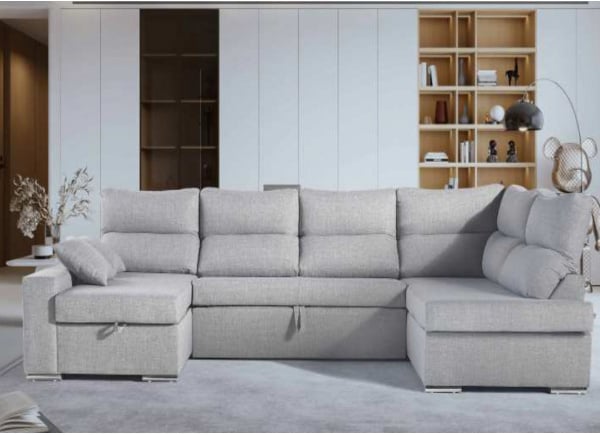 Sofá cama doble chaise longue CALIFORNIA Sofá cama doble chaise longue CALIFORNIA