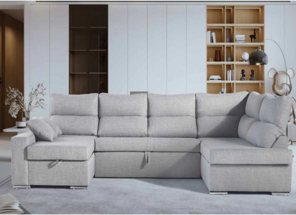 Sofá cama doble chaise longue CALIFORNIA