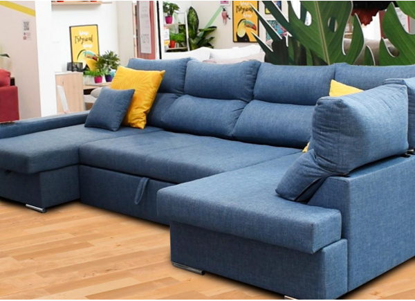 Sofá cama doble chaise longue CALIFORNIA