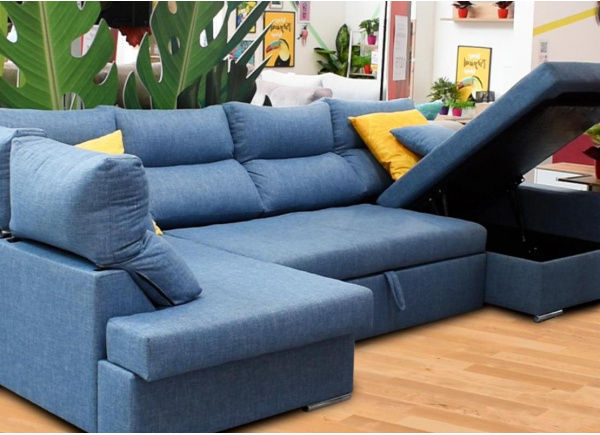 Sofá cama doble chaise longue CALIFORNIA