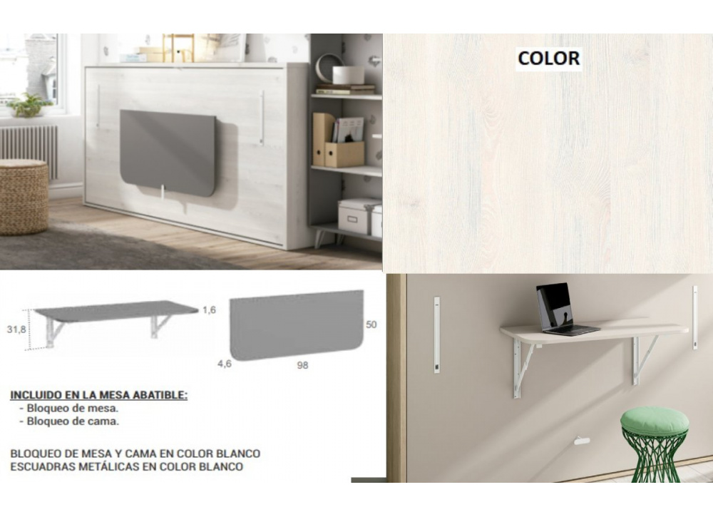 Mesa de estudio plegable CLEO