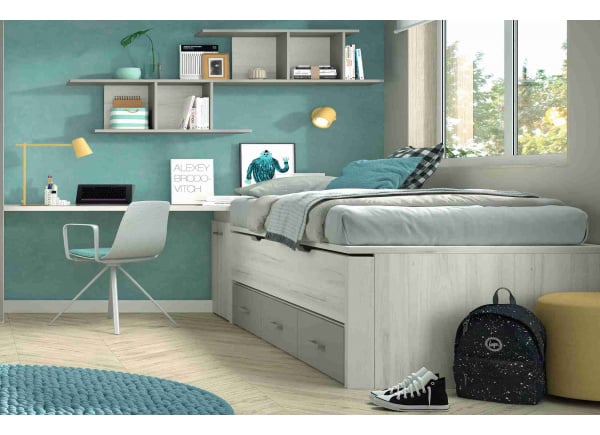Dormitorio juvenil completo corban SUITE Dormitorio juvenil completo corban SUITE