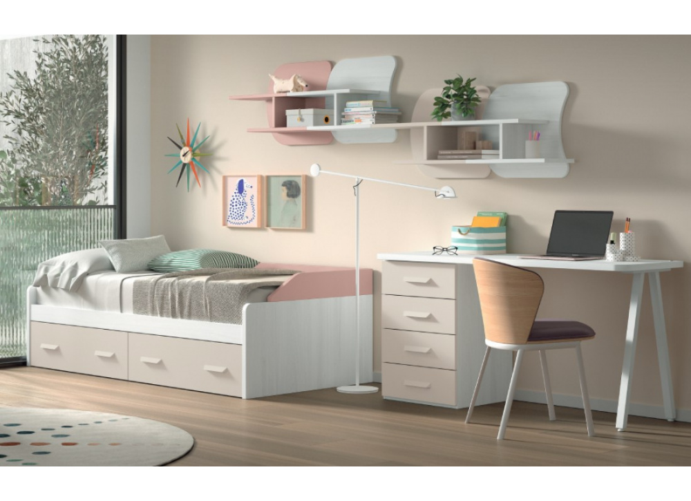 Dormitorio nido y zona de estudio corban PLUS