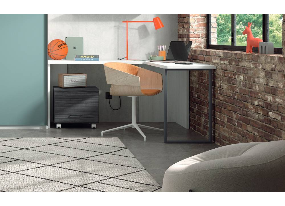 Dormitorio compacto bajo 3 contenedores con guías corban PLUS