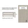Roupeiro 3 portas rebatidas e 4 gavetas corbano PLUS Roupeiro 3 portas rebatidas e 4 gavetas corbano PLUS