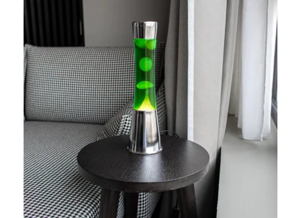 Lámpara de lava amarillo y verde HALLEY Lámpara de lava amarillo y verde HALLEY