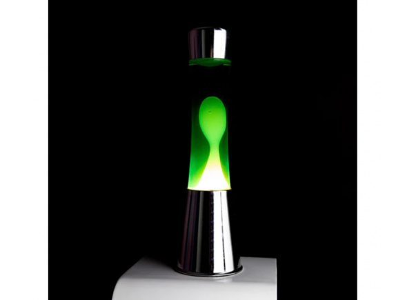 Lámpara de lava amarillo y verde HALLEY